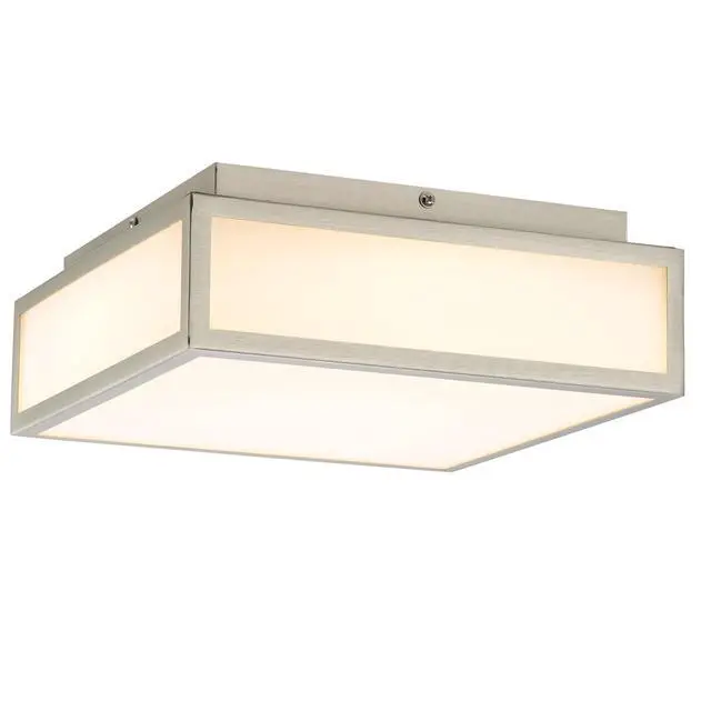 Alt view image 2 of 7 - 10-inches Brushed Nickel integrated Led Flush Mount Light