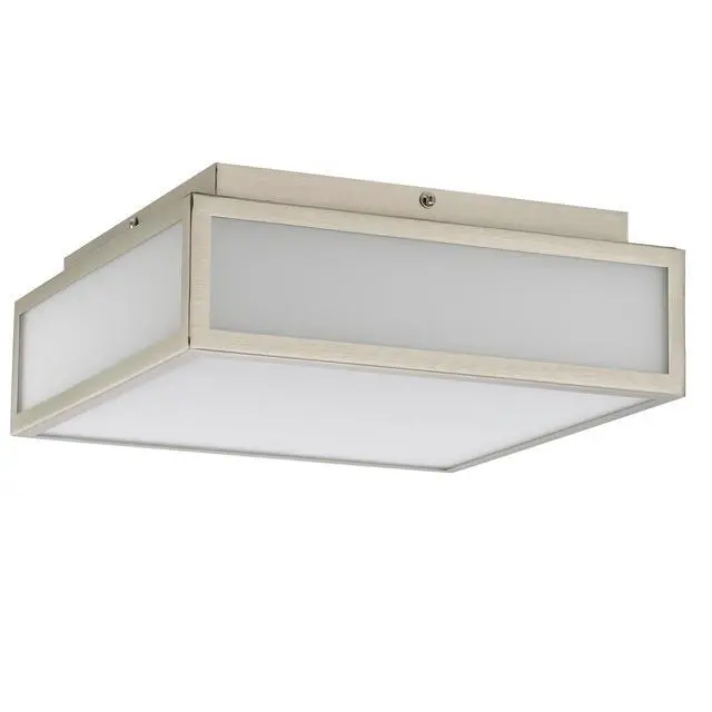 Alt view image 3 of 7 - 10-inches Brushed Nickel integrated Led Flush Mount Light