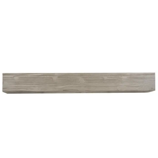 Alt view image 5 of 7 - 72" Rustic Wood Fireplace Mantel,Wall-Mounted & Floating Shelf For Home Decor