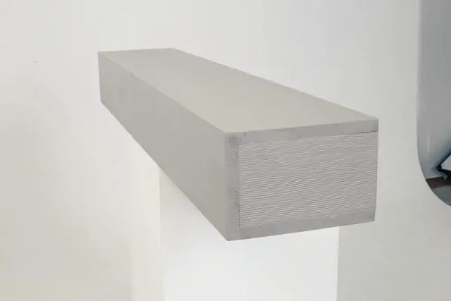 Alt view image 6 of 7 - 60" Rustic Wood Fireplace Mantel,Wall-Mounted & Floating Shelf For Home Decor