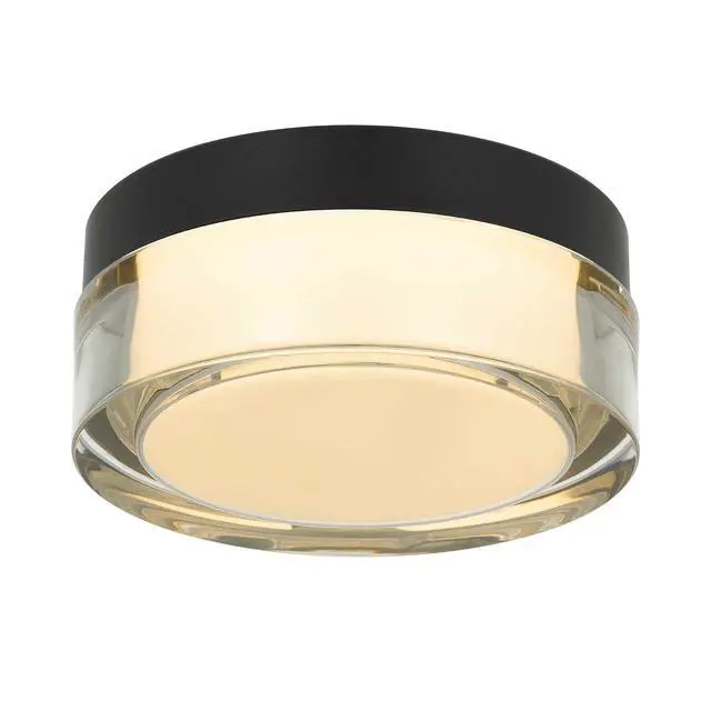 Alt view image 2 of 7 - 6-inch Black inegrated Led Flush Mount