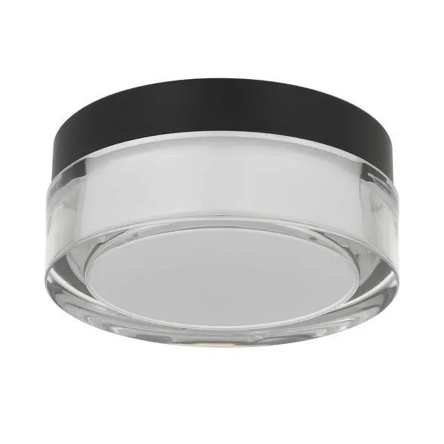 Alt view image 3 of 7 - 6-inch Black inegrated Led Flush Mount