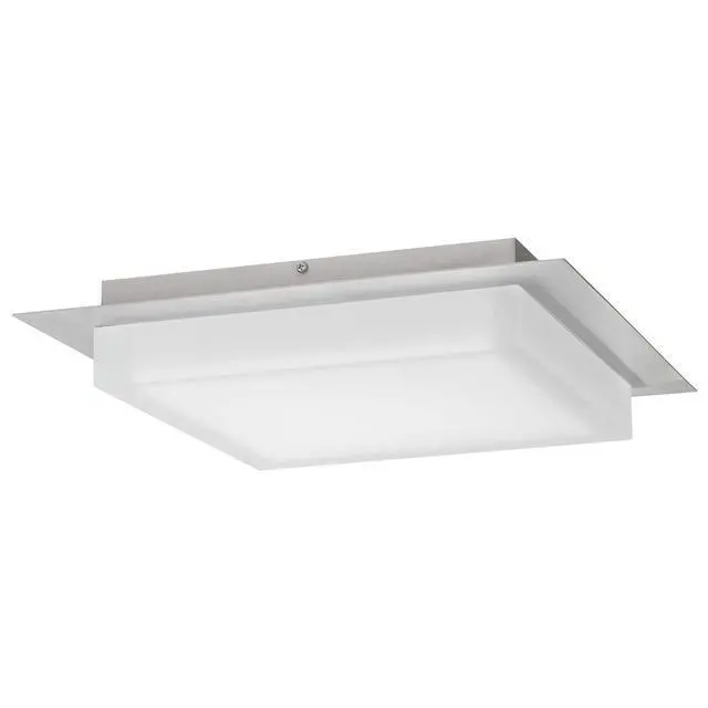 Alt view image 7 of 7 - 14 inch Square Chrome integrated Led Flush Mount