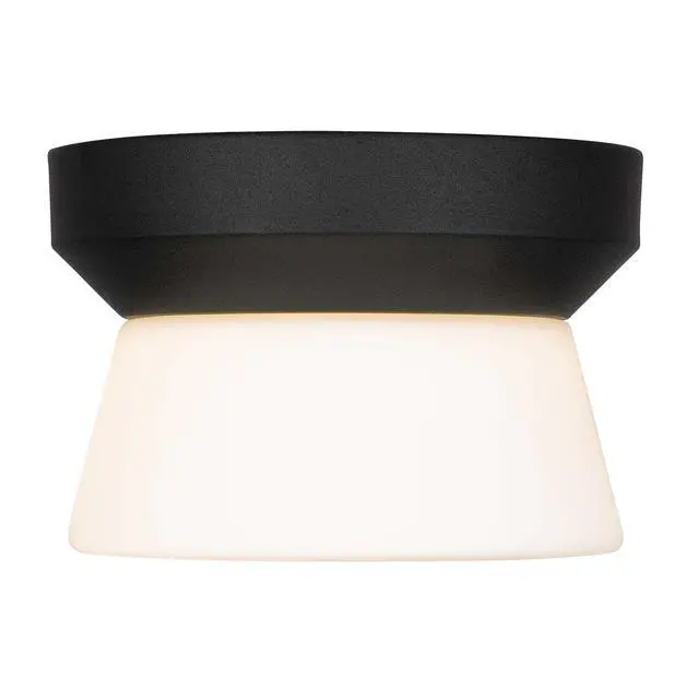 Alt view image 4 of 7 - 7 inch Black integrated Led Flush Mount