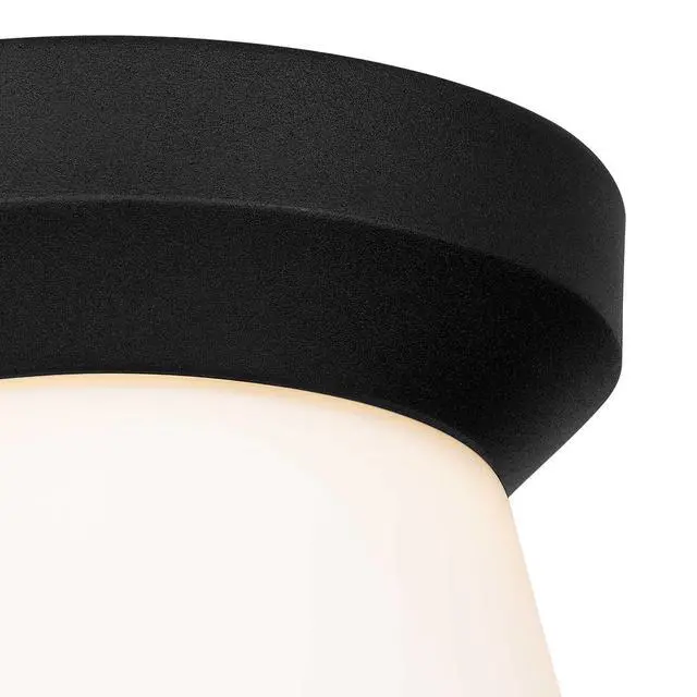 Alt view image 6 of 7 - 7 inch Black integrated Led Flush Mount