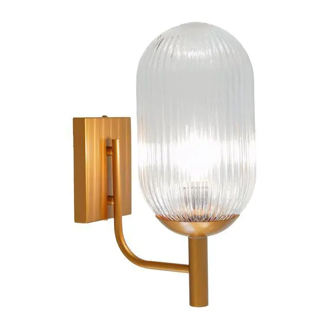 Alt view image 6 of 7 - Dewdrop Wall Lamp - Bronze and Clear