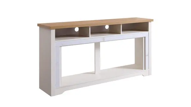 Alt view image 6 of 6 - 60 Inch Fireplace Tv Stand For Tvs Up To 70",With 50"Smart Electric Fireplace,White