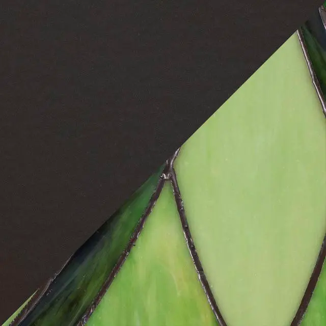 Alt view image 4 of 7 - 63" Floor Lamp in Oil Rubbed Bronze Metal with Green Glass