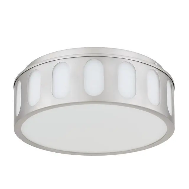 Alt view image 4 of 7 - 11.25-in Brushed Nickel Led Flush Mount