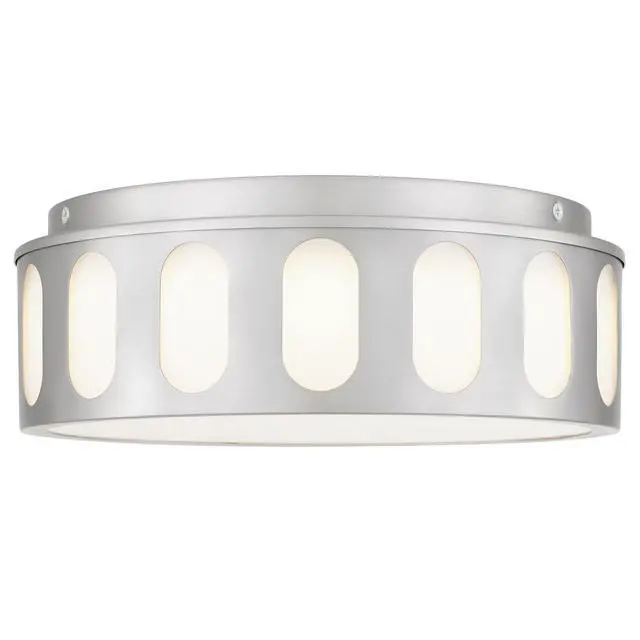 Alt view image 5 of 7 - 11.25-in Brushed Nickel Led Flush Mount