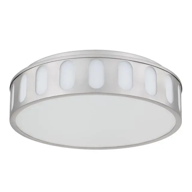 Alt view image 7 of 7 - 15.15-in Brushed Nickel Led Flush Mount