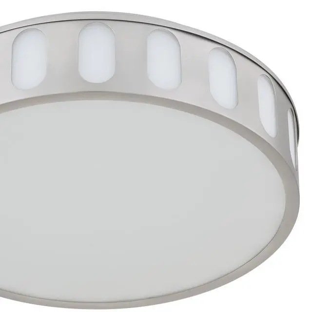 Alt view image 5 of 7 - 15.15-in Brushed Nickel Led Flush Mount