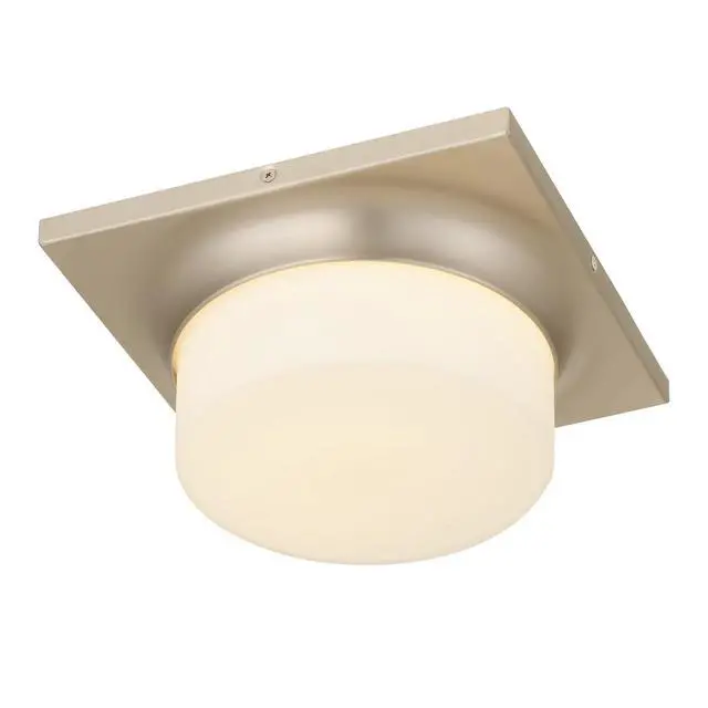 Alt view image 3 of 7 - 10-in Brushed Nickel Led Flush Mount