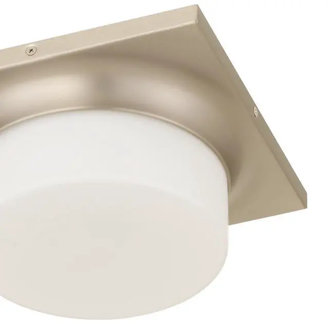 Alt view image 6 of 7 - 10-in Brushed Nickel Led Flush Mount