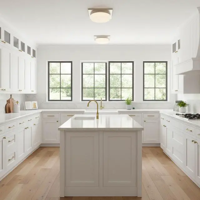 Main image of 13-in Brushed Nickel Led Flush Mount