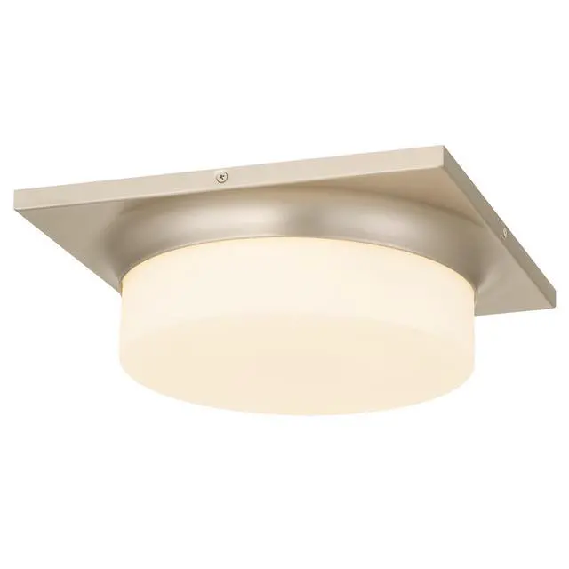 Alt view image 2 of 7 - 13-in Brushed Nickel Led Flush Mount
