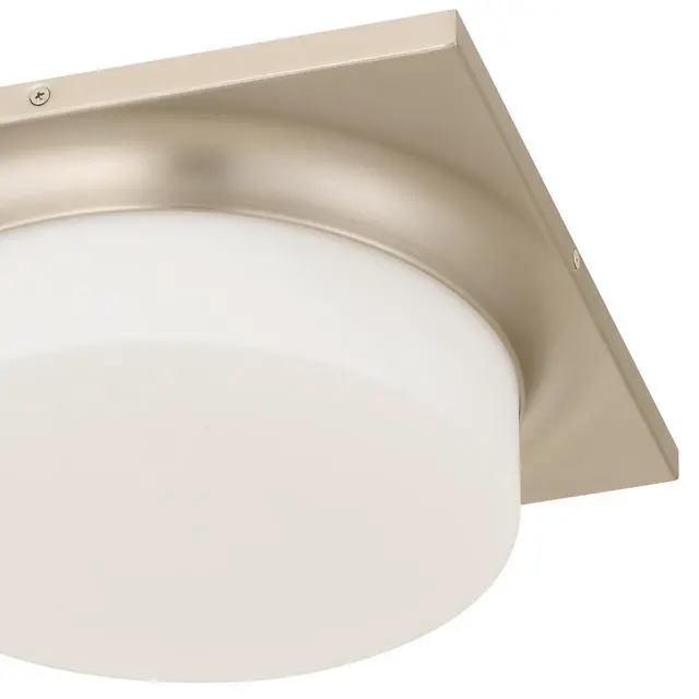 Alt view image 3 of 7 - 13-in Brushed Nickel Led Flush Mount