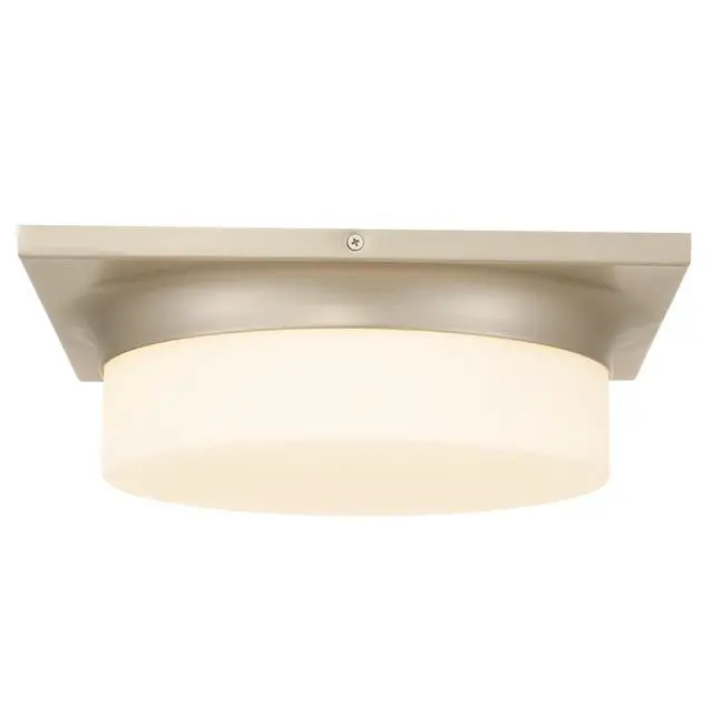 Alt view image 6 of 7 - 13-in Brushed Nickel Led Flush Mount