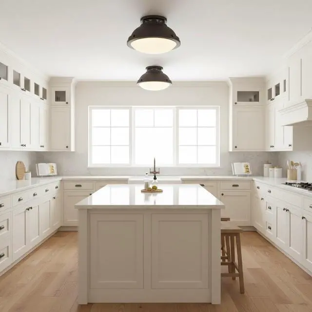 Main image of 2-Light 14-in Dark Bronze Flush Mount