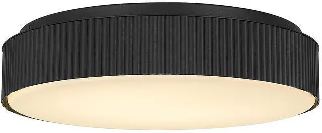 Main image of 13 inch Black Led Flush Mount