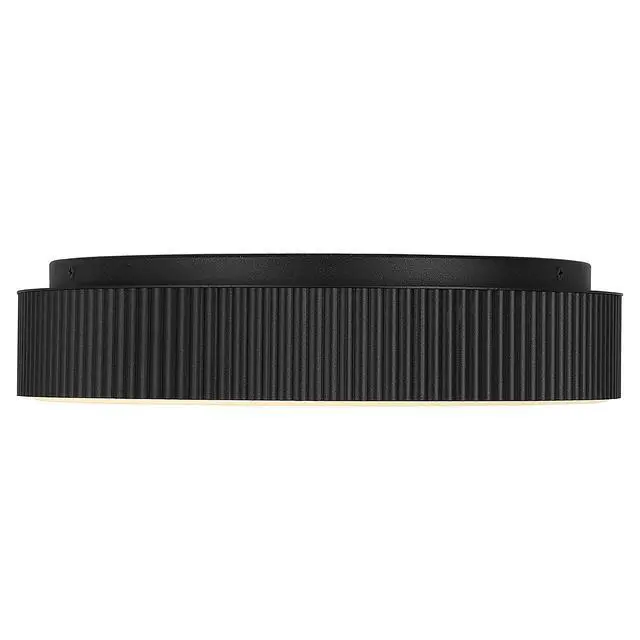 Alt view image 3 of 5 - 13 inch Black Led Flush Mount
