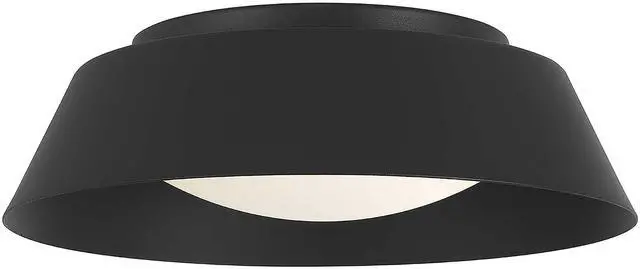 Main image of 11 inch Black Led Flush Mount