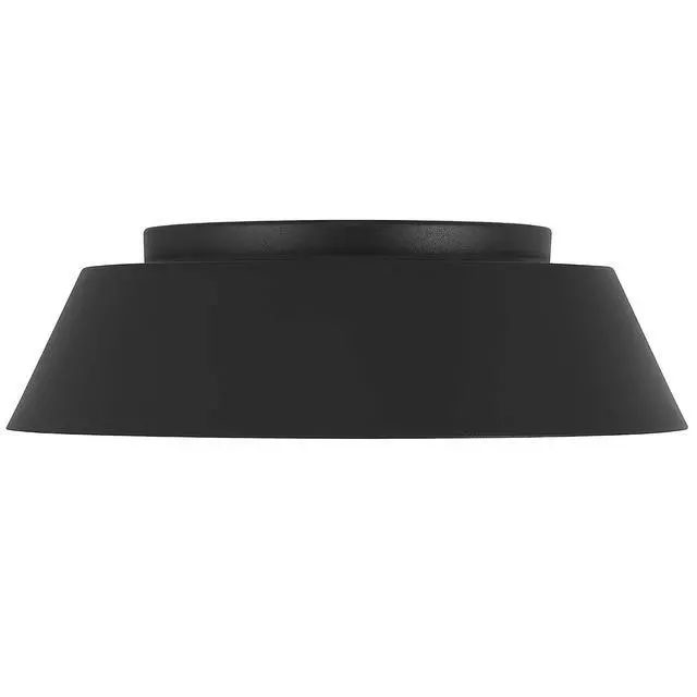 Alt view image 3 of 5 - 11 inch Black Led Flush Mount