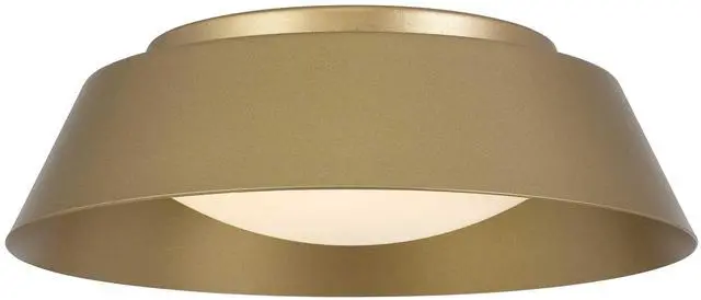 Main image of 11 inch Brass Led Flush Mount