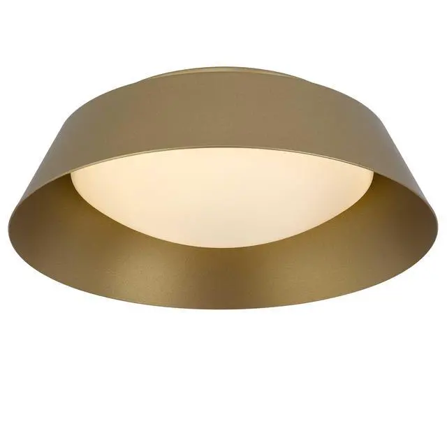 Alt view image 4 of 5 - 11 inch Brass Led Flush Mount