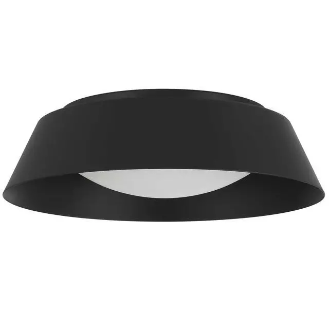 Alt view image 2 of 5 - 15 inch Black Led Flush Mount