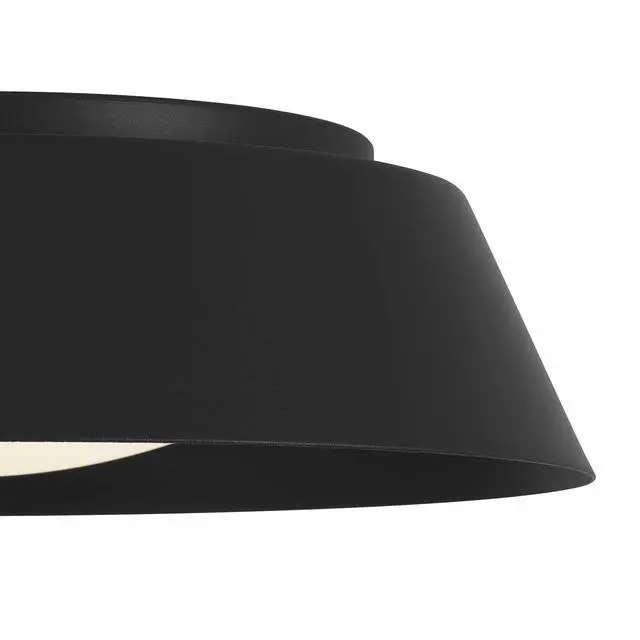 Alt view image 5 of 5 - 15 inch Black Led Flush Mount