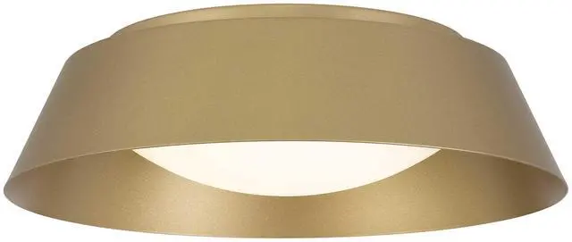 Main image of 15 inch Brass Led Flush Mount