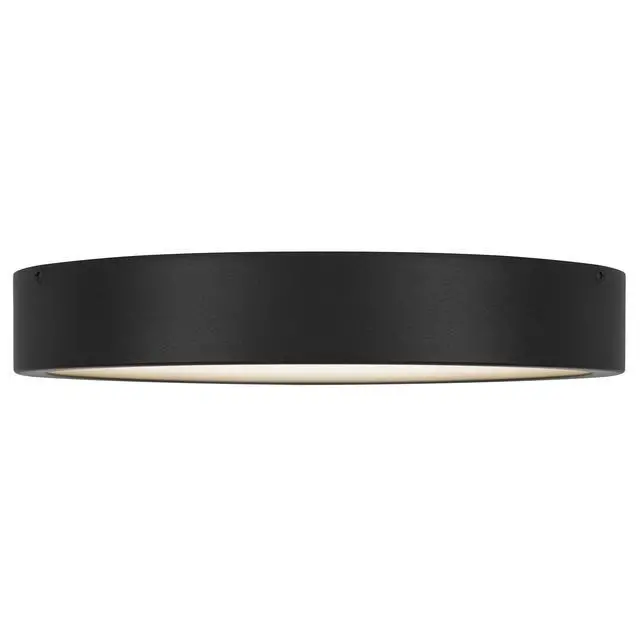 Alt view image 3 of 5 - 11 inch Black Led Flush Mount