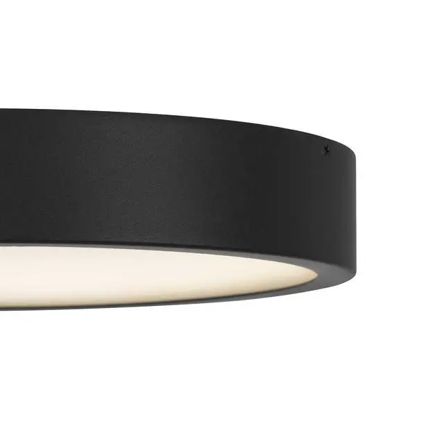 Alt view image 5 of 5 - 11 inch Black Led Flush Mount