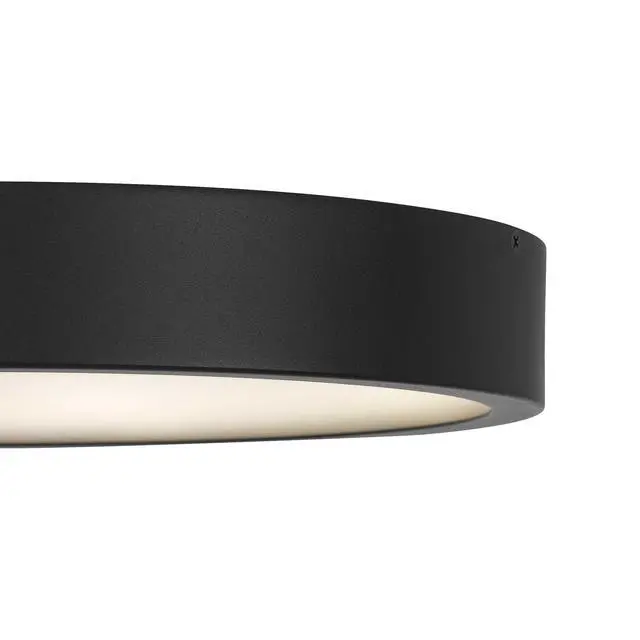 Alt view image 5 of 5 - 14 inch Black Led Flush Mount
