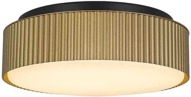 Main image of 9 inch Brass Led Flush Mount