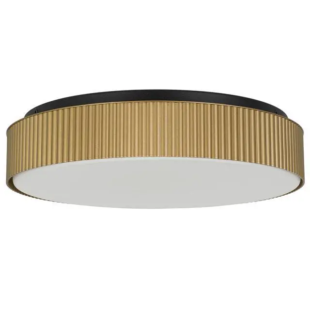 Alt view image 2 of 5 - 13 inch Brass Led Flush Mount