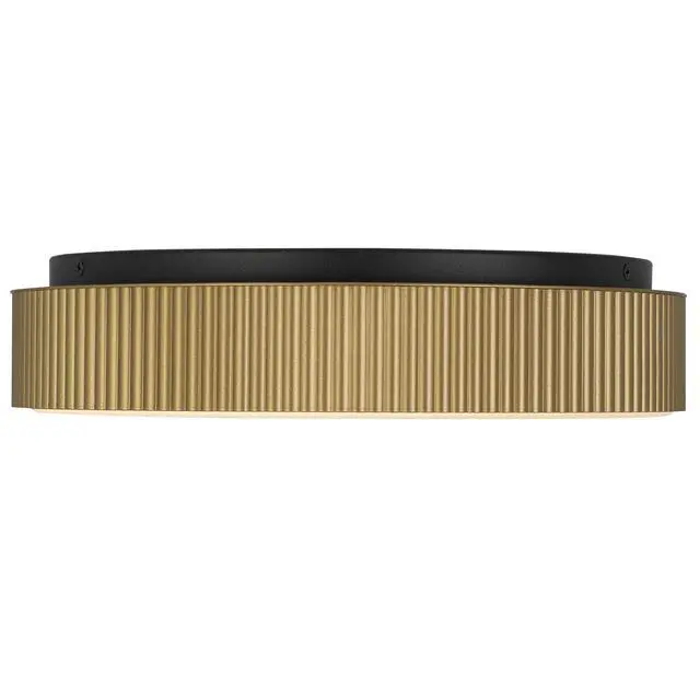 Alt view image 5 of 5 - 13 inch Brass Led Flush Mount