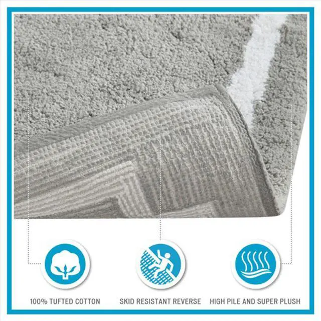 Alt view image 7 of 7 - Cotton Tufted Bath Rug 24x40