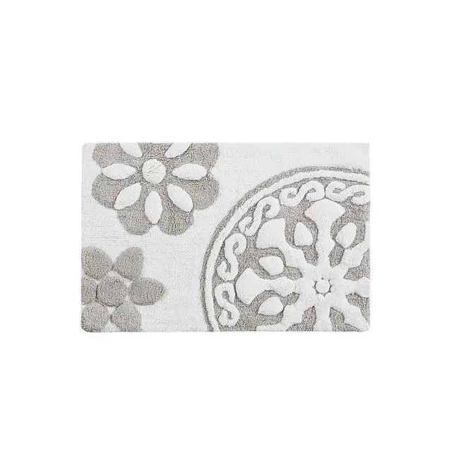 Alt view image 3 of 7 - Medallion Cotton Tufted Bath Rug