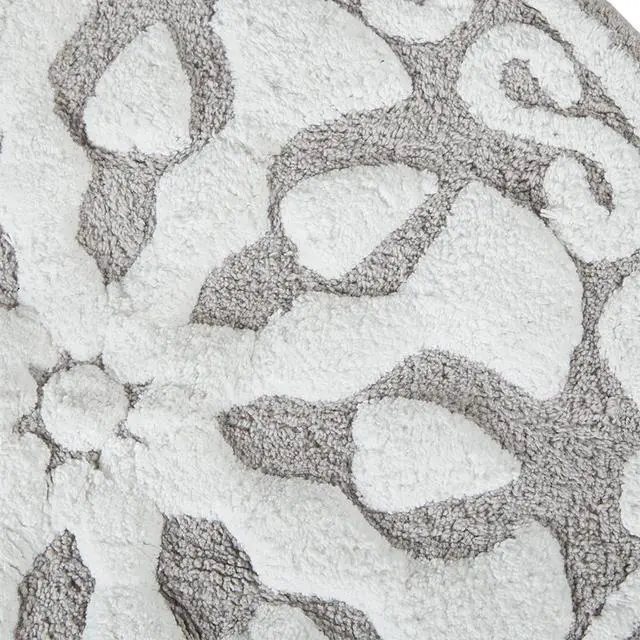 Alt view image 7 of 7 - Medallion Cotton Tufted Bath Rug