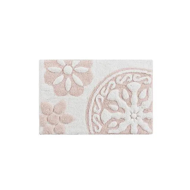 Alt view image 2 of 7 - Medallion Cotton Tufted Bath Rug