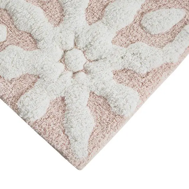 Alt view image 5 of 7 - Medallion Cotton Tufted Bath Rug