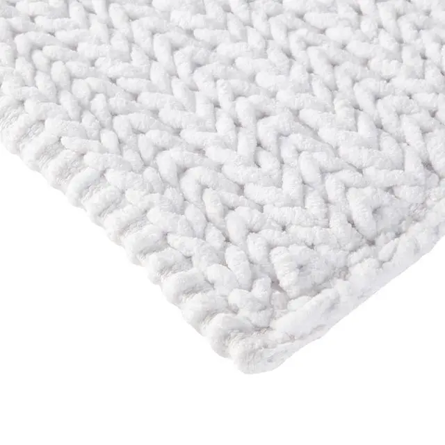 Alt view image 3 of 7 - 100% Cotton Chenille Chain Stitch Rug