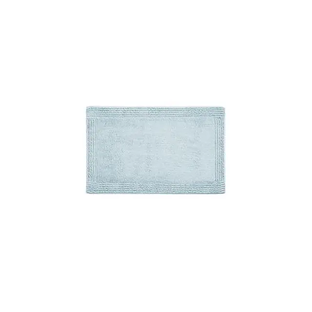 Alt view image 3 of 7 - 100% Cotton Tufted 3000 GSM Reversible Bath Rug Blue 21x34"
