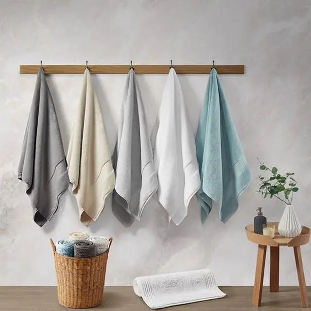 Alt view image 5 of 7 - 100% Cotton Tufted 3000 GSM Reversible Bath Rug Blue 21x34"