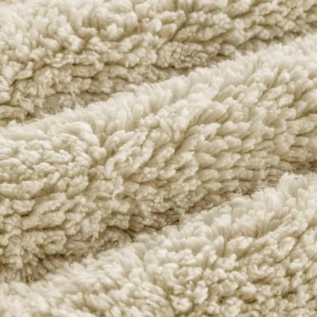 Alt view image 3 of 7 - 1 PCS 17x24" 100% Cotton Tufted 3000 GSM Reversible Bath Rug Natural