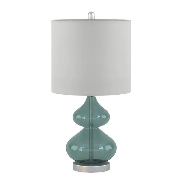 Alt view image 6 of 7 - Curved Glass Table Lamp, Set Of 2