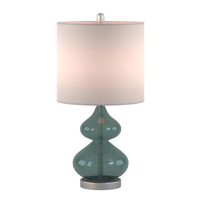 Alt view image 7 of 7 - Curved Glass Table Lamp, Set Of 2