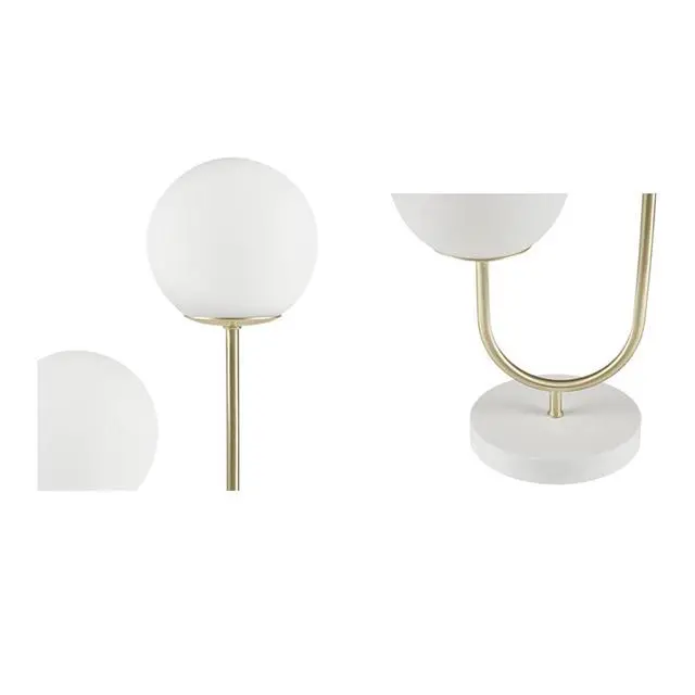 Alt view image 5 of 7 - Metal 2-Light Globe Table Lamp